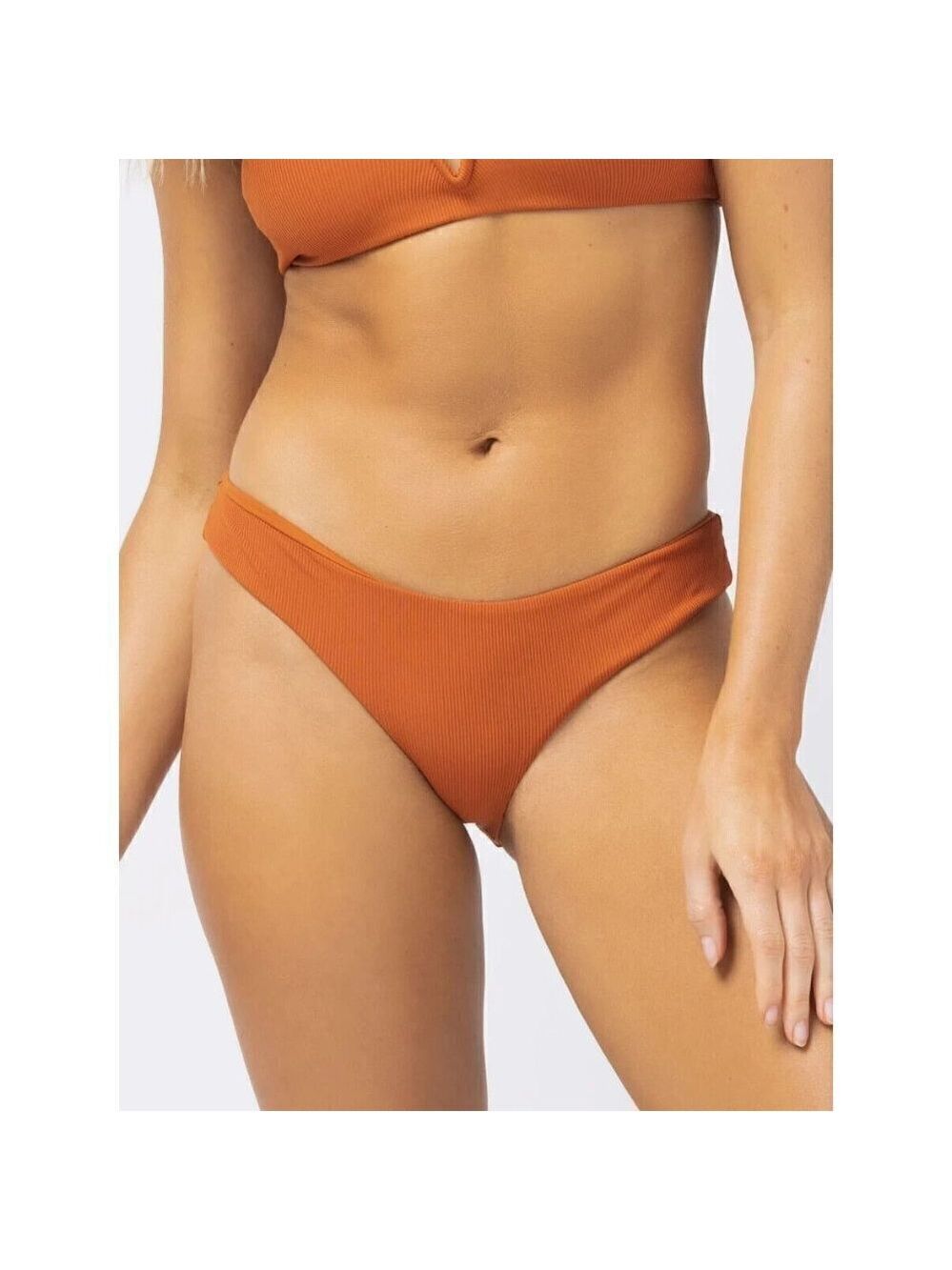L*Space ribbed "sandy bikini bottom womens sz medium BNWOT